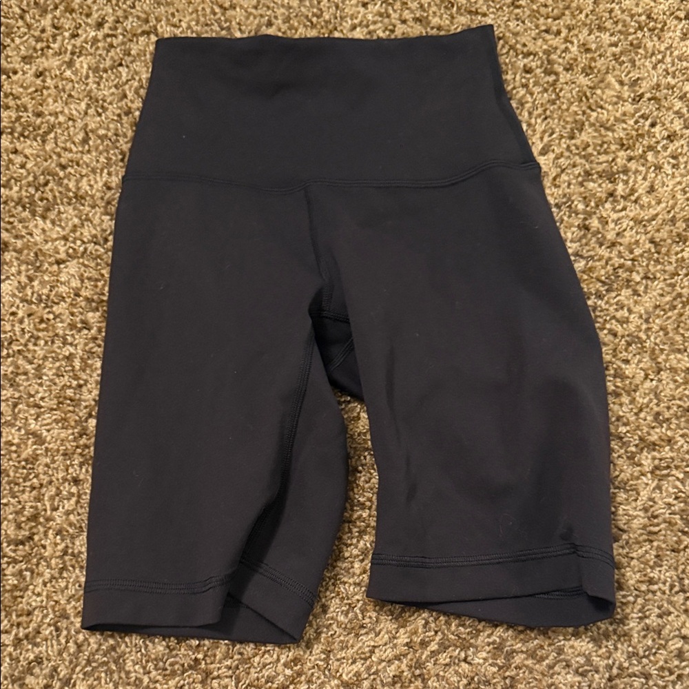 Lululemon Black High-Rise Bikershorts
